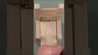 ELECTRIC CHAIR Pocket Size Fun  satisfying woodworking miniature [upl. by Yerffe]