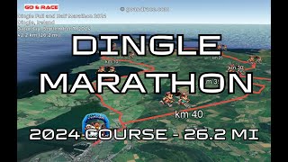 Dingle Full and Half Marathon 2024 fly over the marathon course [upl. by Eikceb]