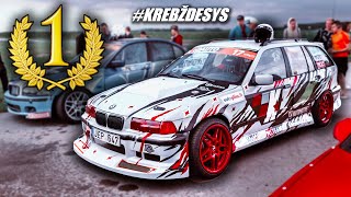 KOVA UŽ 1 VIETĄ SEMIPRO DRIFTO VARŽYBOSE [upl. by Eadnus20]