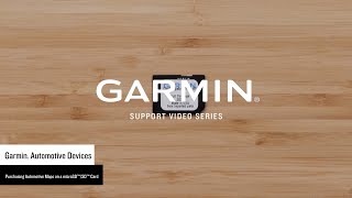 Garmin Support  Automotive Devices  Purchasing Maps on a microSD™SD™ Card [upl. by Artened]