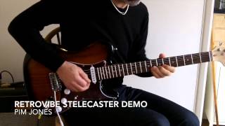 Retrovibe Stelecaster Demo by Pim Jones [upl. by Nobell]