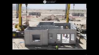 Gulf Precast  Villa Superstructure Timelapse [upl. by Euqinim234]