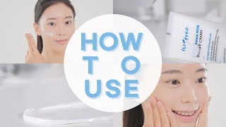 ENG HOW TO USE  Hyaluronic Acid moist Cream [upl. by Whitby988]