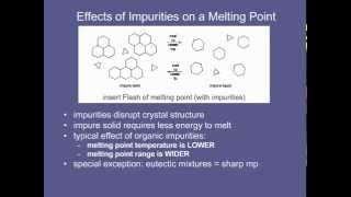 4 Effects of Impurities on a Melting Pointmov [upl. by Haimrej422]