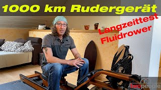 Rudergerät – 1000 km Langzeittest  Fluidrower First Deegree Fitness Viking V [upl. by Audre]