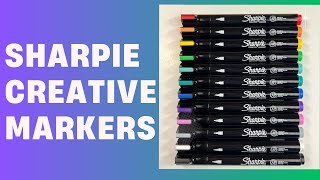 Sharpie Creative Markers review swatches and some thoughts [upl. by Htnnek]