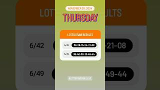 642 649 Live Draw Lotto Result  November 28 2024 Thursday 9 PM lottoresulttoday [upl. by Topper623]