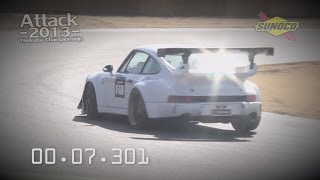 Attack 2013（アタック筑波）0224「青い車：フロントロウ964RSTURBO」 [upl. by Mikaela869]