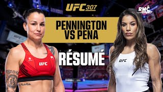 Résumé UFC  Pennington vs Peña qui sera la nouvelle reine des 61kg [upl. by Annaed]