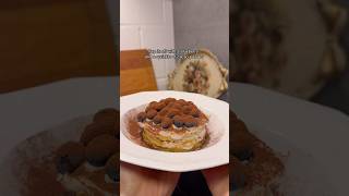 Make a Tiramisu but in Healthy way🤎☕️whatieatinaday dessert healthyrecipes fypthatgirl [upl. by Necyrb393]