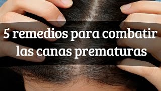 5 remedios para combatir las canas prematuras [upl. by Delwin]