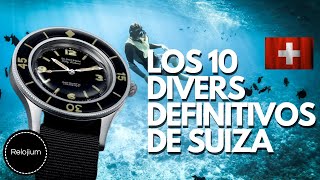 Un poco de la historia de los relojes diver Top 10 relojes de buceo suizos [upl. by Assisi552]