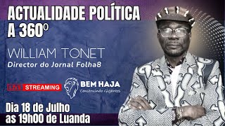 ACTUALIDADE POLÍTICA Com WILLIAM TONET [upl. by Mac736]