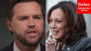 A Fundamentally Fake Person JD Vance Rips Into Kamala Harris Over Policy Shifts [upl. by Irek942]