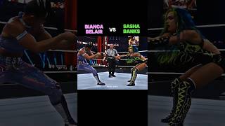 BIANCA BELAIR VS SASHA BANKS ytshorts [upl. by Pokorny]