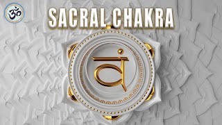 SACRAL CHAKRA Powerful Healing Meditation Music  Wipes Out All Negative Energy  Remove Guilt [upl. by Ellenar]