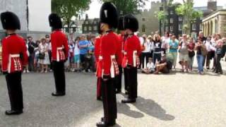 Changing of the guard at the Tower of London [upl. by Mccreery]