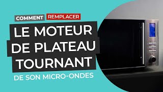 Comment remplacer le moteur de plateau tournant de son microondes [upl. by Eimerej]