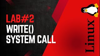 How to use write system call program in Linux  OS Lab2  codetrix [upl. by Horace]