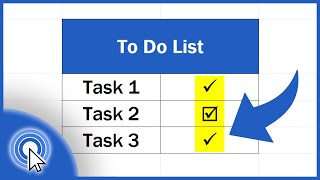 How to Insert Check Mark in Excel the Simplest Way [upl. by Eillil]