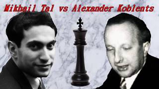 Partite Commentate di Scacchi 331  Tal vs Koblents  TAN 30 TAEG 100  1961 B99 [upl. by Neelyar]