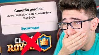 TENTARAM HACKEAR MINHA CONTA DE CLASH ROYALE AO VIVO [upl. by Nyletak]