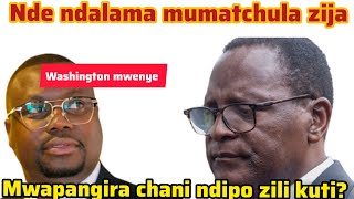 A Chakwera azigwiritsa dzulo ndalama zomwe amatchula zija anatani nazo  Washington Mwenye [upl. by Kamal286]