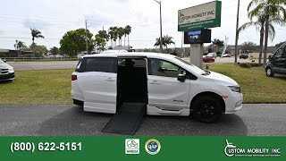 2024 Honda Odyssey with Braunability Power Infloor Side Entry Ramp [upl. by Connelley107]