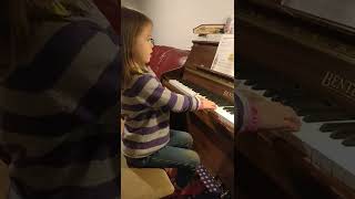 Kumbaya My Lord played by HF 4 yrs old [upl. by Nitreb924]