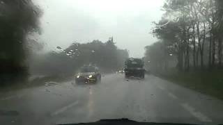 Gros orage de grêle sur LaurisPuget dans le Vaucluse [upl. by Airuam]