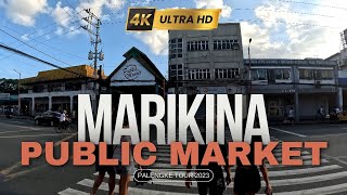 4K HD WALKING TOUR  MARIKINA PUBLIC MARKET  30 MIN Palengke Tour 2023 60 FPS [upl. by Eseilanna235]