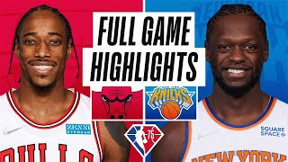 BULLS at KNICKS  FULL GAME HIGHLIGHTS  December 2 2021 [upl. by Sabba]