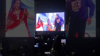 Akshara singh and allu arjun dance  pushpa trailer launch patna trailer shortvideo videos [upl. by Ettenan248]