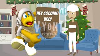 Coconut Bro Copies His Dad And Gets Grounded [upl. by Hubey]