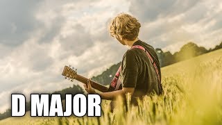 Acoustic Guitar Backing Track In D Major  Happier [upl. by Islaen]