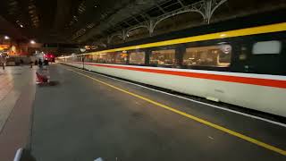 Class 87 87002 Leaves Preston 26122 LSL Intercity Railtours The Electric Scot Glasgow London [upl. by September]