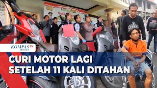 11 Kali Masuk Penjara Seorang Residivis Kembali Curi Motor [upl. by Ute520]