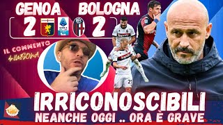 🔴🔵 GENOA BOLOGNA 22  CAMBI SBAGLIATI SENZA CANOVACCIO TATTICO CON PAURA OGGI SEGNALI GRAVI [upl. by Anatnahs475]