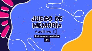 Juego de memoria auditiva [upl. by Ynaffit293]