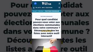 Les programmes politiques selon ta commune  La RTBF la fait pour toi [upl. by Roseanna]