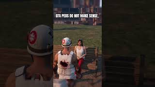 GTA Pedestrians Do Not Make Sense gta5 gta5online gaming gtaonline gtav [upl. by Kushner]