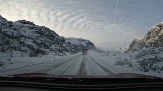 Winter driving with my Tesla Model 3 Performance 2024 Highland Sirdal to Byrkjedal Norway [upl. by Samaj222]