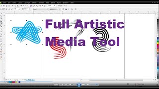 Coreldraw Full Artistic Media Tool [upl. by Oiziruam]