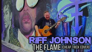 The Flame  Riff Johnson Cheap Trick Cover Prince Mural Phoenix Arizona [upl. by Holsworth]