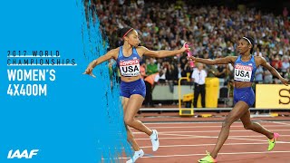 Womens 4x400m Relay Final  World Athletics Championships London 2017 [upl. by Alema479]