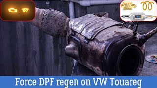 How to force dpf regeneration on VW Touareg [upl. by Mairb]