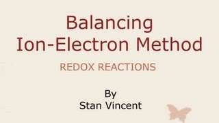 Balancing of equations Oxidation and Ionelectron method [upl. by Lanni242]