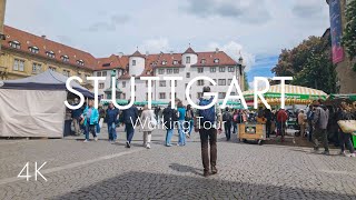 Stuttgart  City Center  Walking Tour  4K [upl. by Georgie]