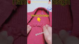 Make design with knitting knitting sewing handmade handknitting knitting stitching shorts [upl. by Ardried]