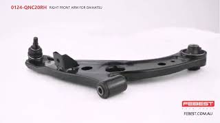 0124QNC20RH RIGHT FRONT ARM FOR DAIHATSU [upl. by Magulac150]